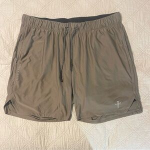 Three Nails Men's Brown Athletic Shorts